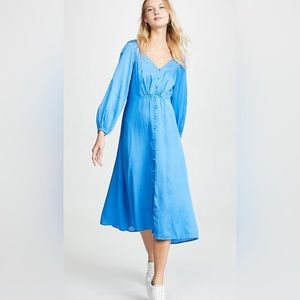Free People Later Days Midi Dress